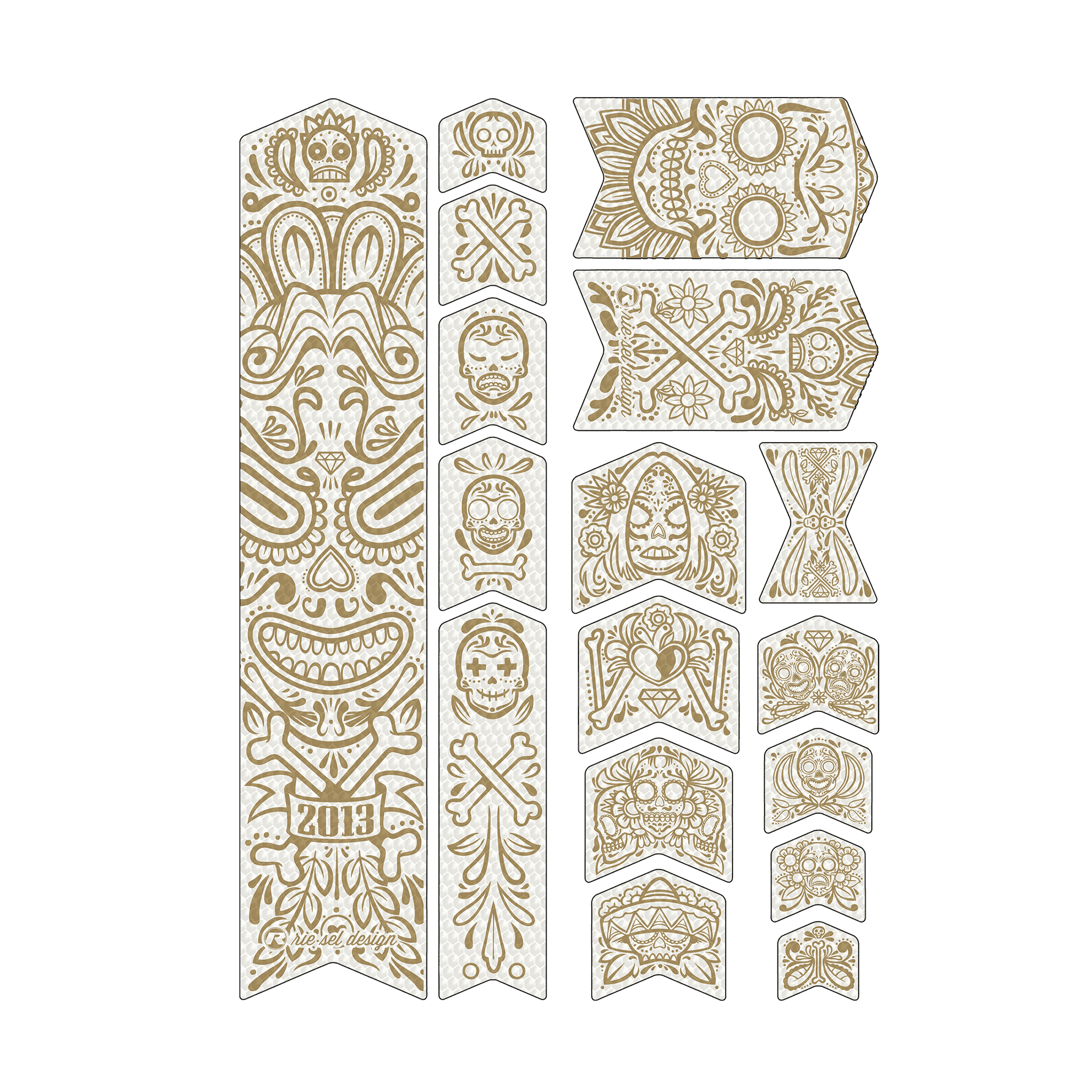 FRAME:TAPE 3000 LOS MUERTOS GOLD Riesel