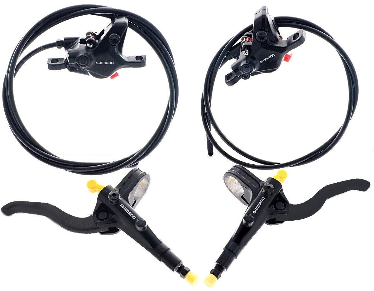 Shimano BL-MT401 Front & Rear Hydraulic Disc Brake Set Black 1000/1700mm cycle2cycleuae