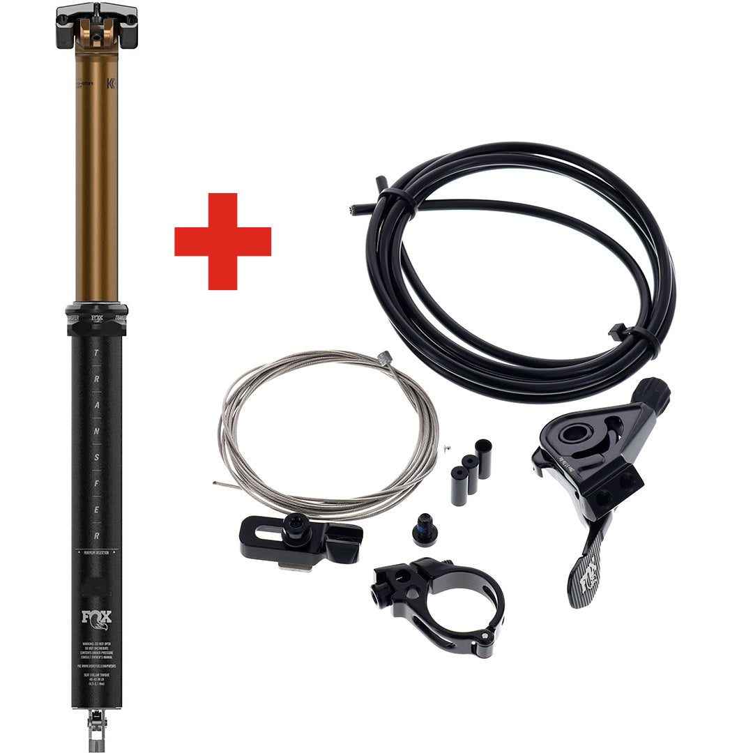 Fox Shox Transfer SL Factory Dropper + Fox Lever Transfer Remote w/Matchmaker and I-SPEC c2c
