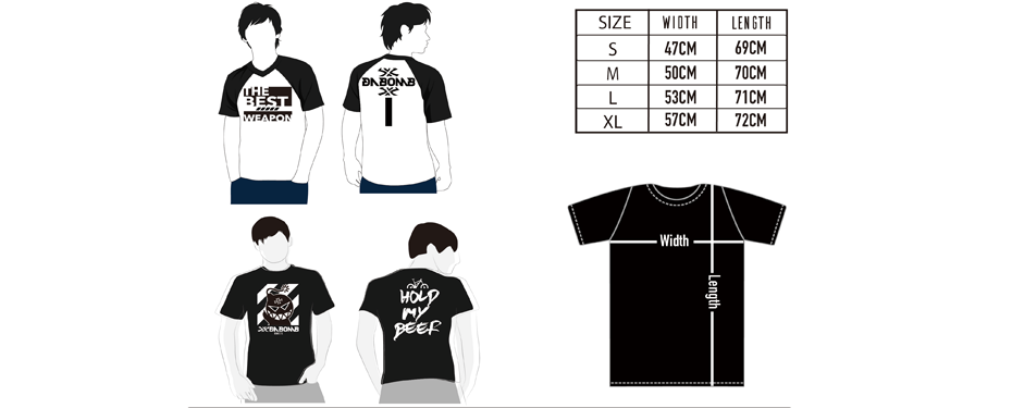 DA BOMB SHIRT TECHNICAL TEE BLACK / Hold My beer