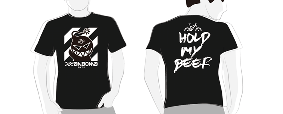 DA BOMB SHIRT TECHNICAL TEE BLACK / Hold My beer Da Bomb