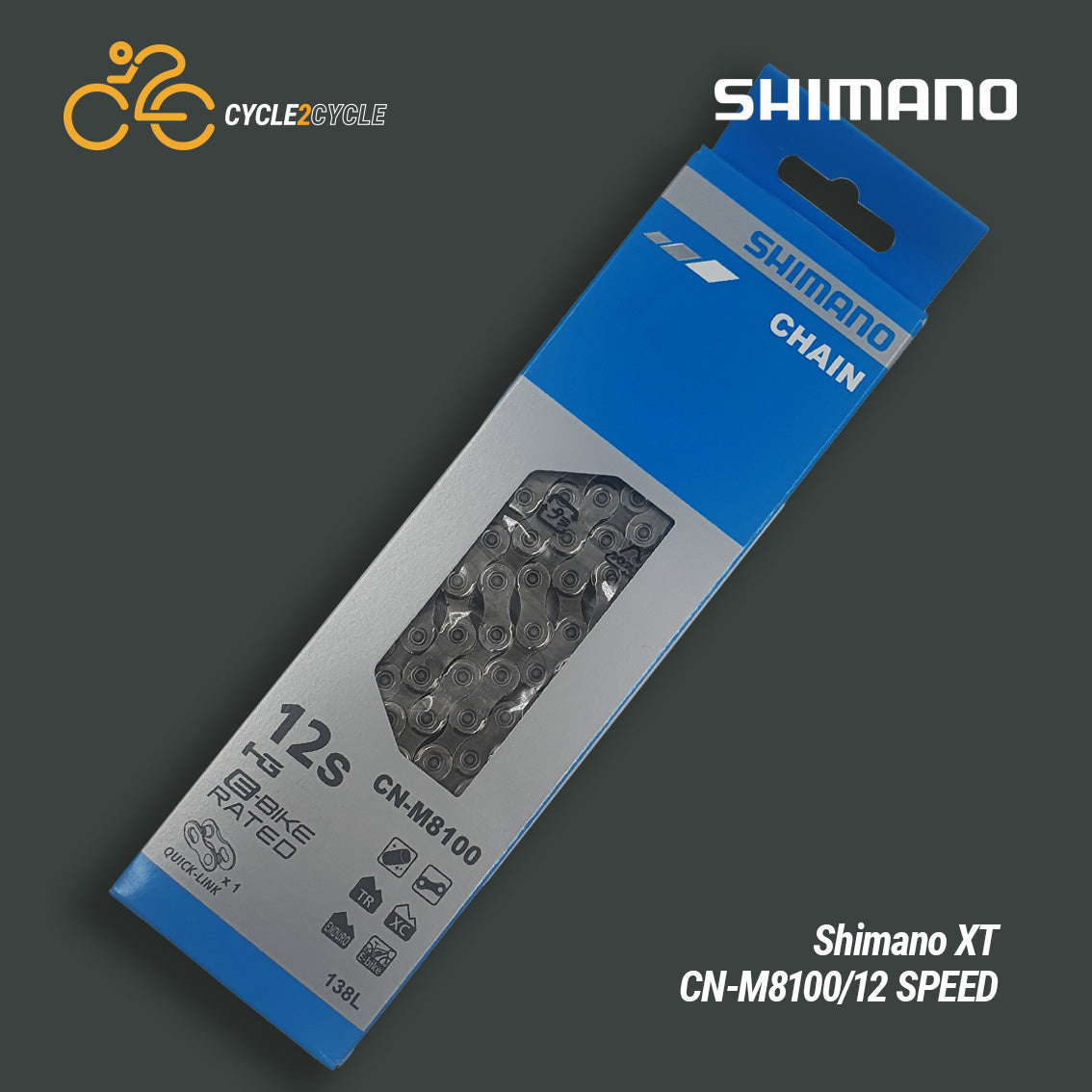 Shimano Chain XT / CN-M8100 cycle2cycleuae