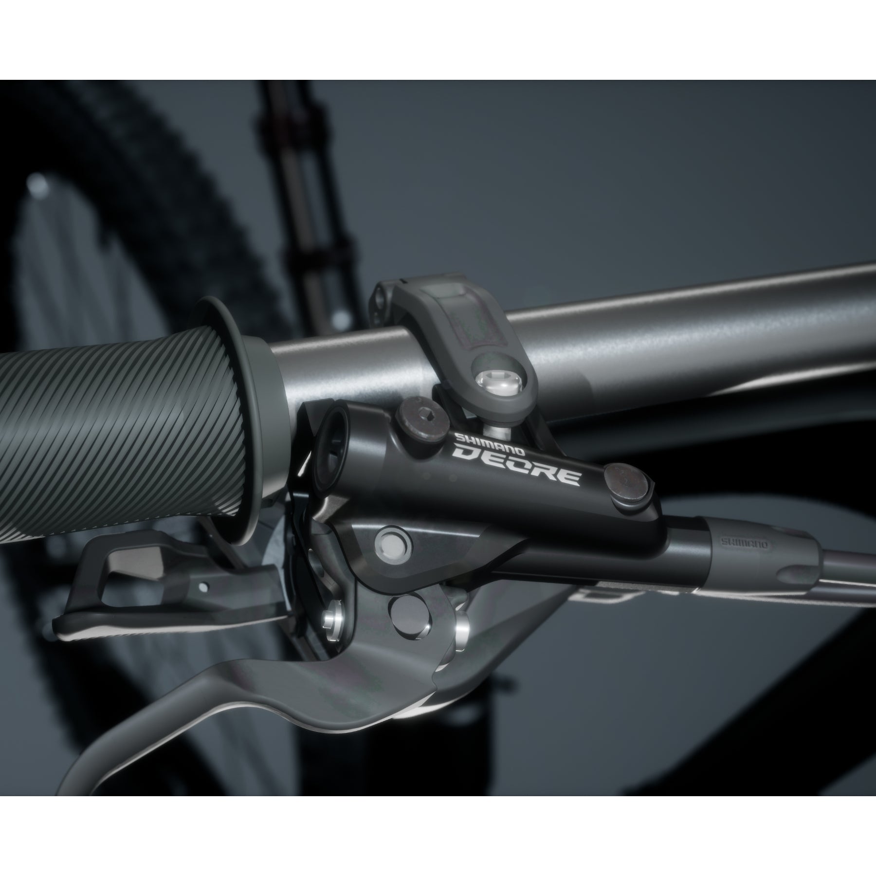DEORE BL-M6100, RESIN PAD, 1000mm,(SM-BH90-SS BLACK_ WITH CONNECTOR