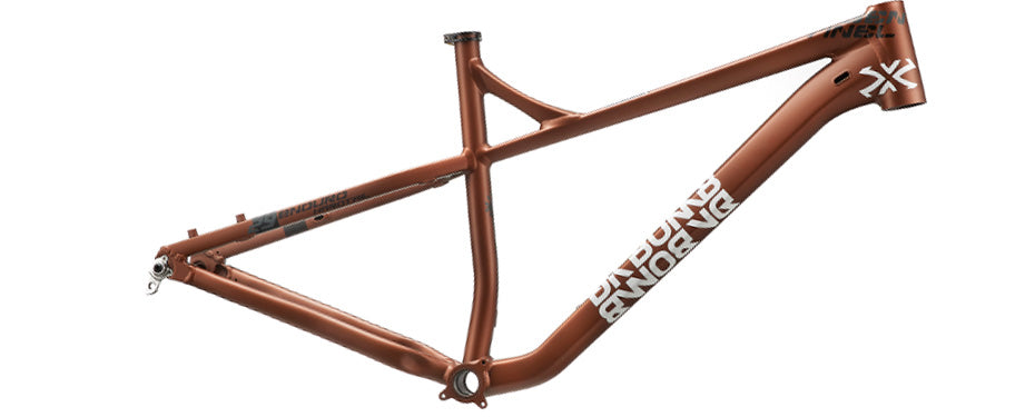 Enduro hardtail clearance frame