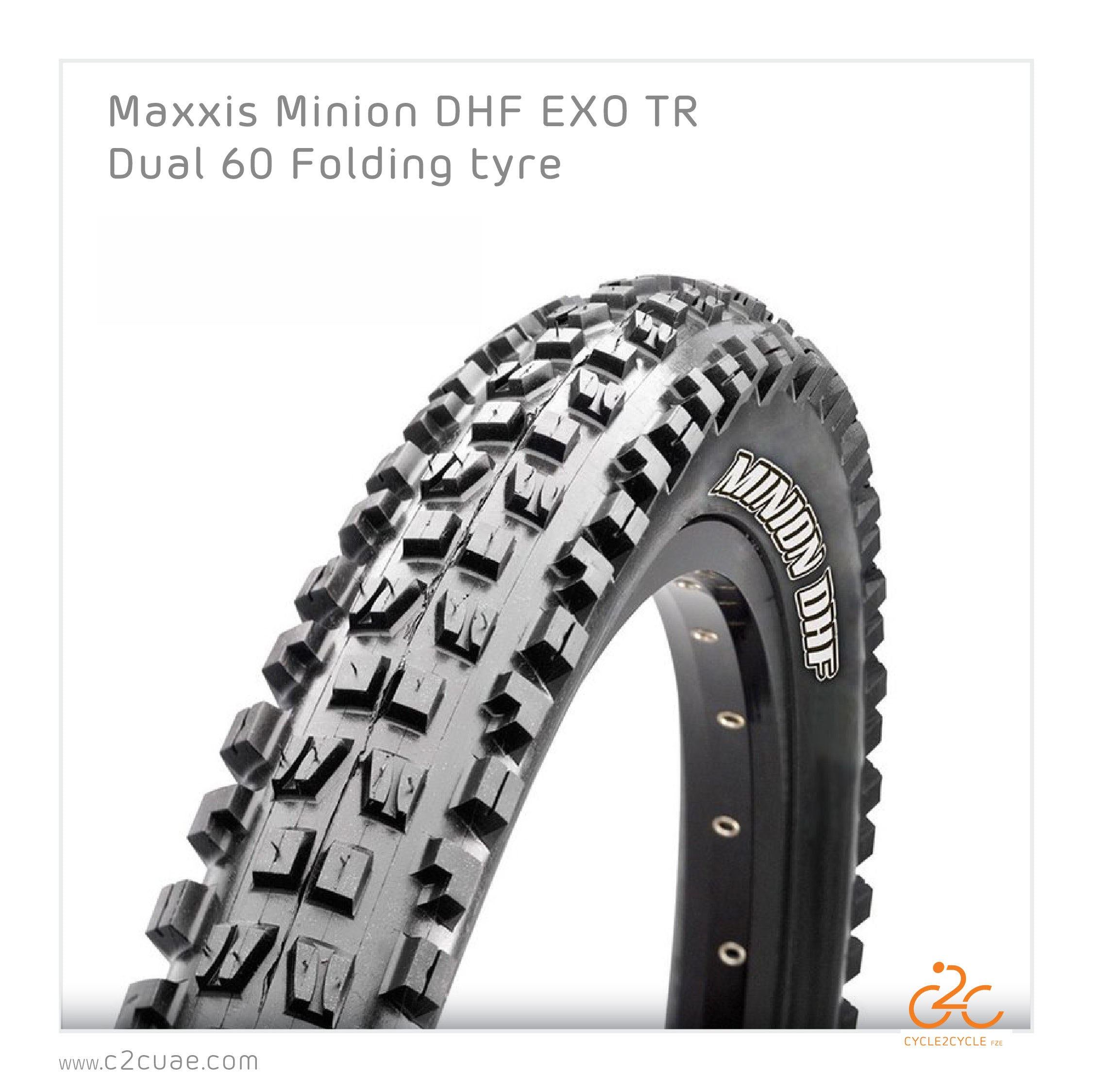 Maxxis Minion DHF 26x2.30" EXO TR Dual (PAIR)