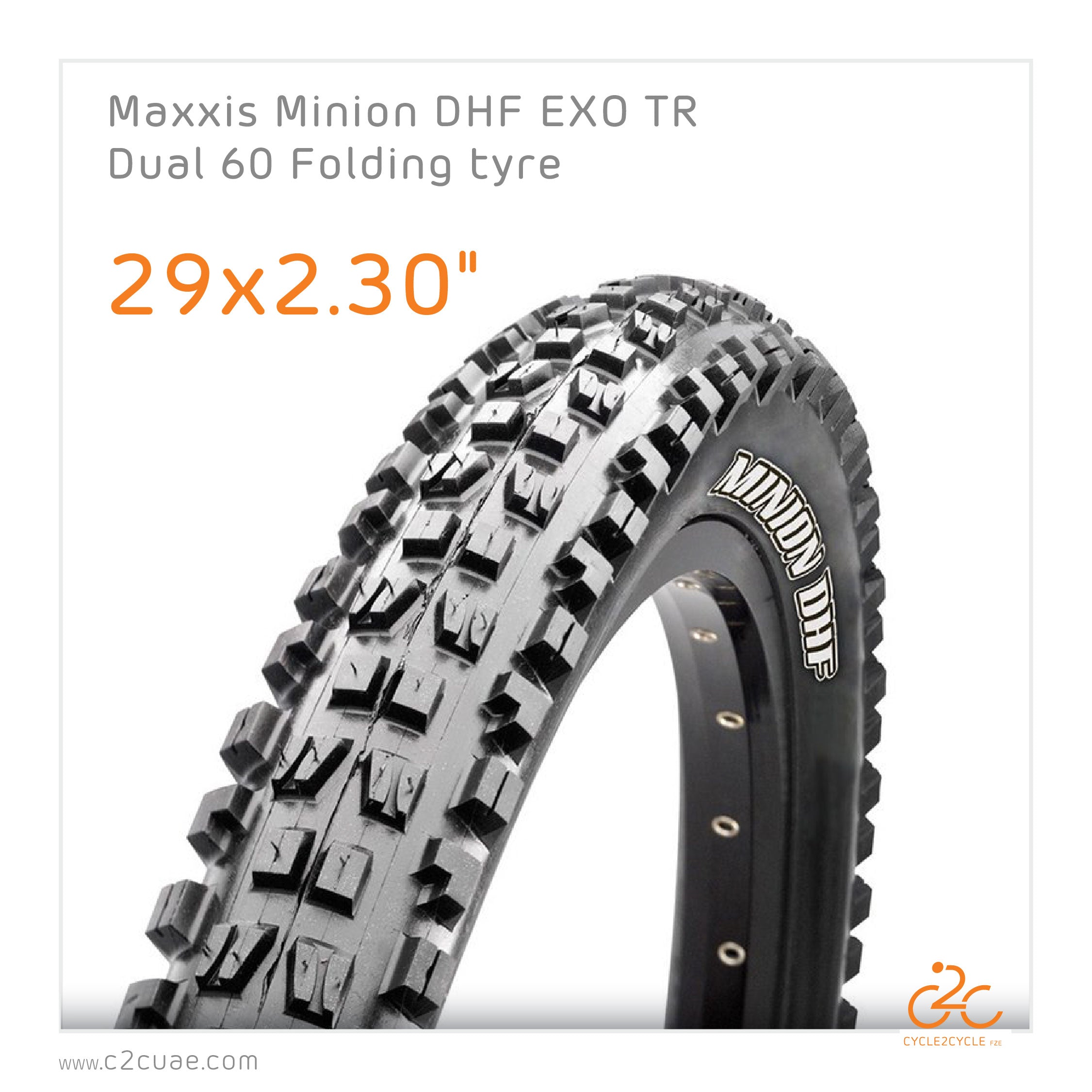 Maxxis Minion DHF 29x2.30" EXO TR Dual (PAIR)